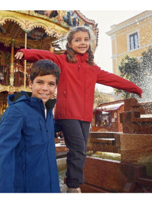 Softshell Spring Cappuccio - Bambino Softshell Spring Cappuccio - Bambino