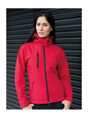 Softshell Zip a Contrasto Cappuccio - Donna Softshell Zip a Contrasto Cappuccio - Donna